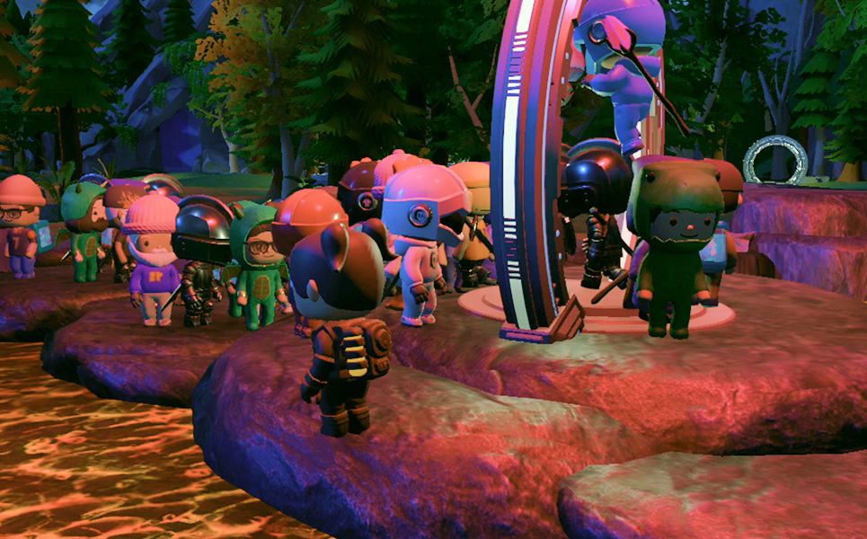 create your world & socialize with friends